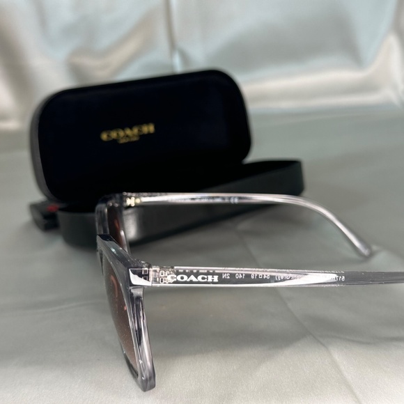 Coach Sunglasses, transparent grey frames - Picture 2 of 3
